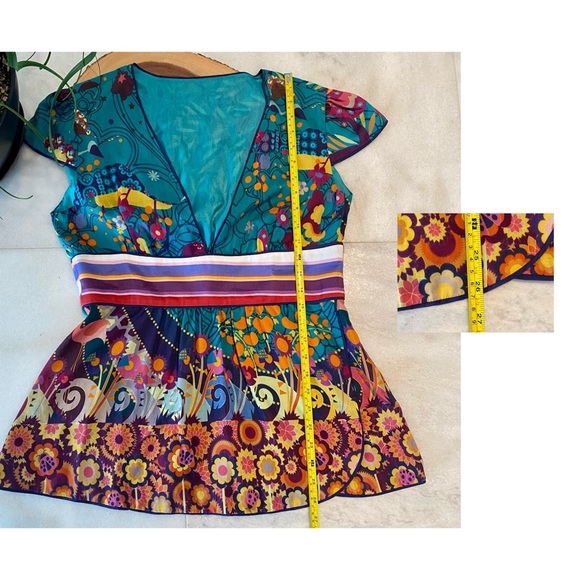 ADRIANA BARRA 🇧🇷 DESIGNER GORGEOUS TOP - Picture 14 of 14